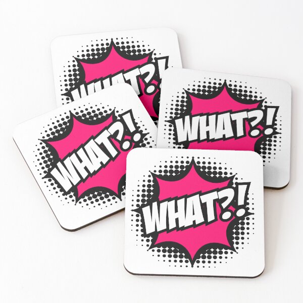 Item preview, WHAT?! Comic Book Style designed and sold by Nadaillustrada.