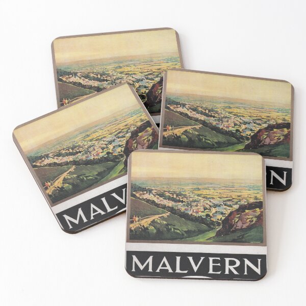 Item preview, Malvern, Worcestershire - Vintage Railway Travel Poster - 1923-1947 designed and sold by BASlade93.