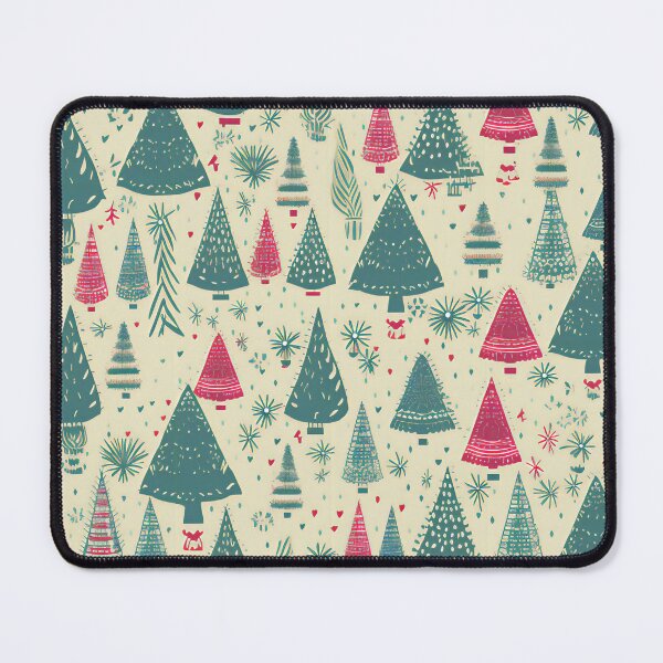 Item preview, Holiday Cheer Red and Green Christmas Trees designed and sold by Hashola Designs.