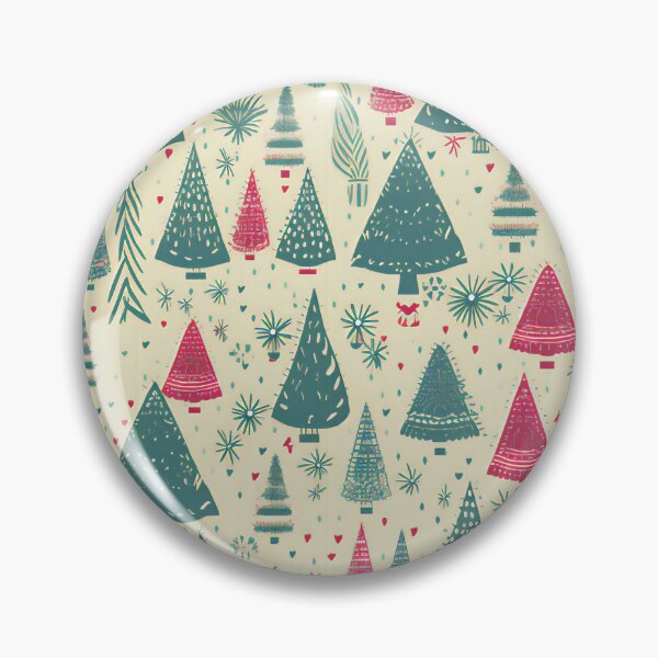 Item preview, Holiday Cheer Red and Green Christmas Trees designed and sold by Hashola Designs.