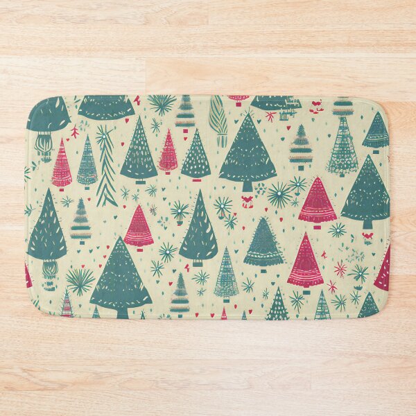 Item preview, Holiday Cheer Red and Green Christmas Trees designed and sold by Hashola Designs.