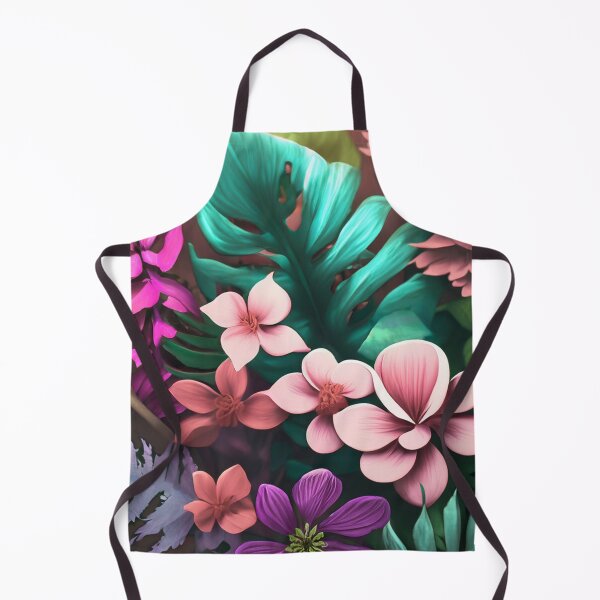Item preview, Pink, Peach and Purple Jungle Flowers designed and sold by SusanEileenEvans.