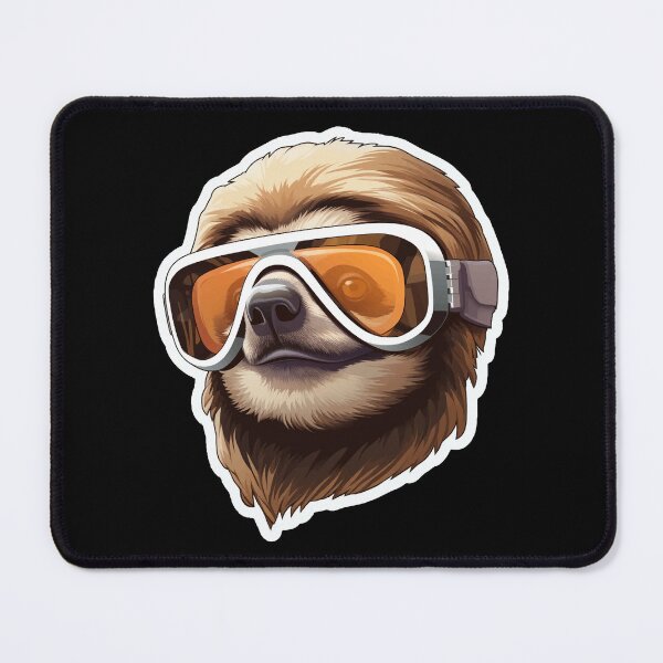 Item preview, Sloth Wearing Ski Goggles designed and sold by VelvetRoom.
