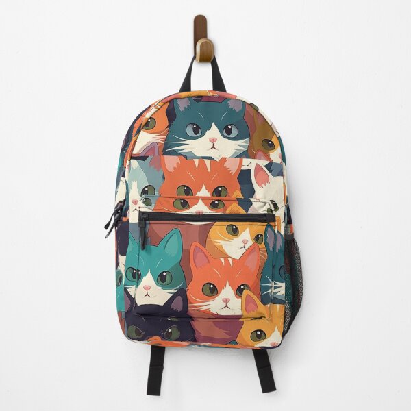 Item preview, Colorful anime cat pattern #9 designed and sold by Christolamber.