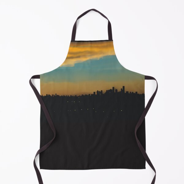 Item preview, Downtown Houston Rush Hour Sunset from the 610 Sidney Sherman Bridge over the ship channel designed and sold by Lacey Schmidt.