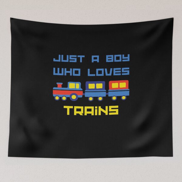 Item preview, JUST A BOY WHO LOVES TRAINS TODDLER designed and sold by light-artist.