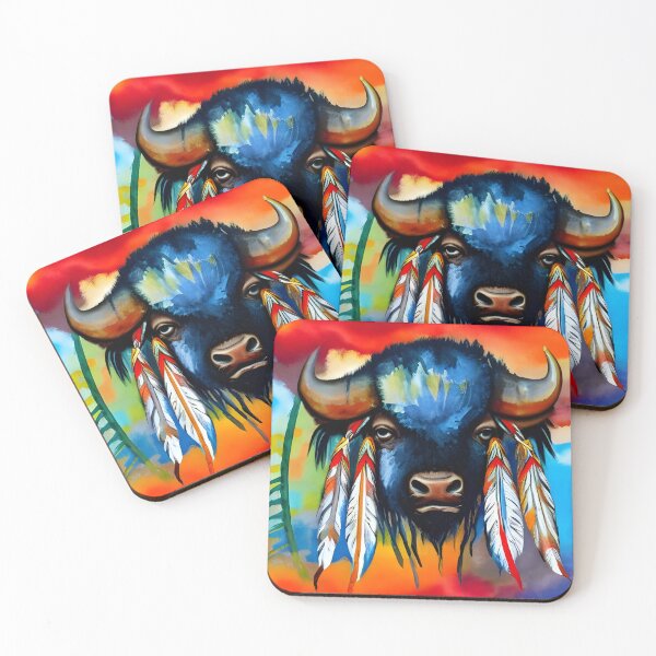 Item preview, The Charge Of The Bison designed and sold by Paw's Arts.