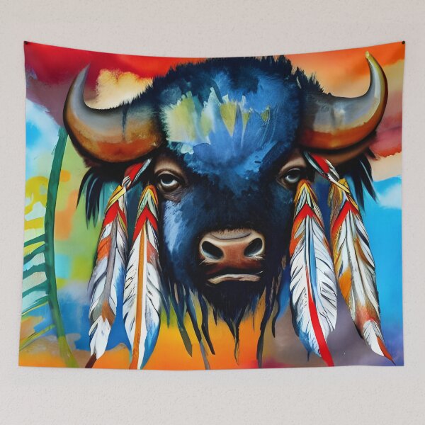 Item preview, The Charge Of The Bison designed and sold by Paw's Arts.