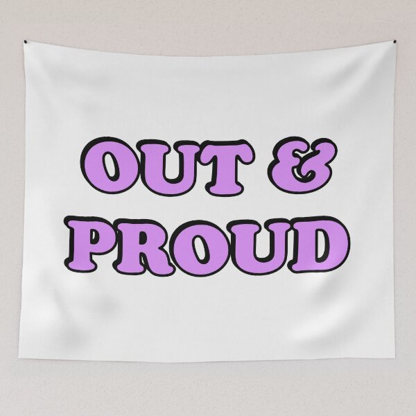 Item preview, Out and proud - coming out designed and sold by Inspirationmotivation.
