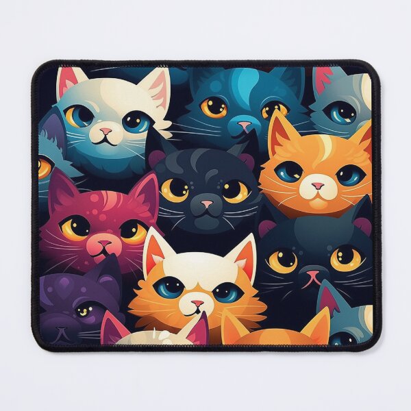 Item preview, Colorful anime cat pattern #10 designed and sold by Christolamber.