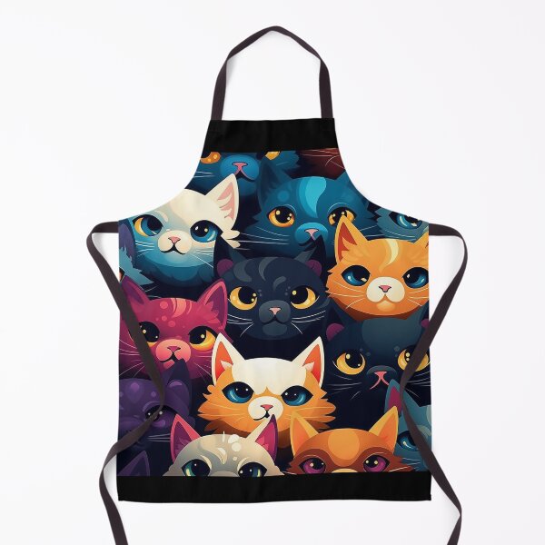 Item preview, Colorful anime cat pattern #10 designed and sold by Christolamber.
