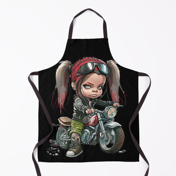 Item preview, Ride or Die Cute Biker Girl designed and sold by Uniquely4You2.