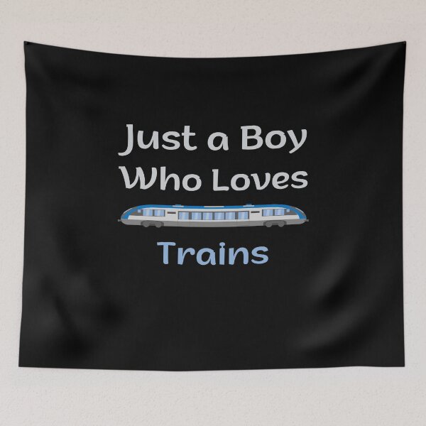 Item preview, JUST A BOY WHO LOVES TRAINS TODDLER designed and sold by light-artist.