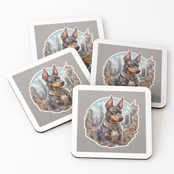 Item preview, Doberman amidst roses designed and sold by abdelaziz0.