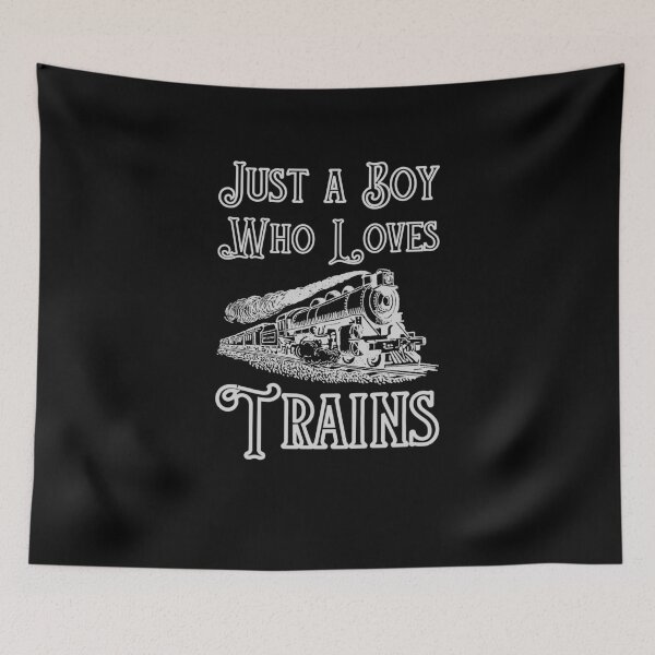 Item preview, JUST A BOY WHO LOVES TRAINS TODDLER designed and sold by light-artist.
