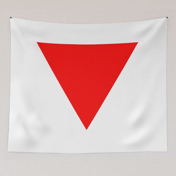 Item preview, Red Trinagle   designed and sold by Qantara Art Gallery.