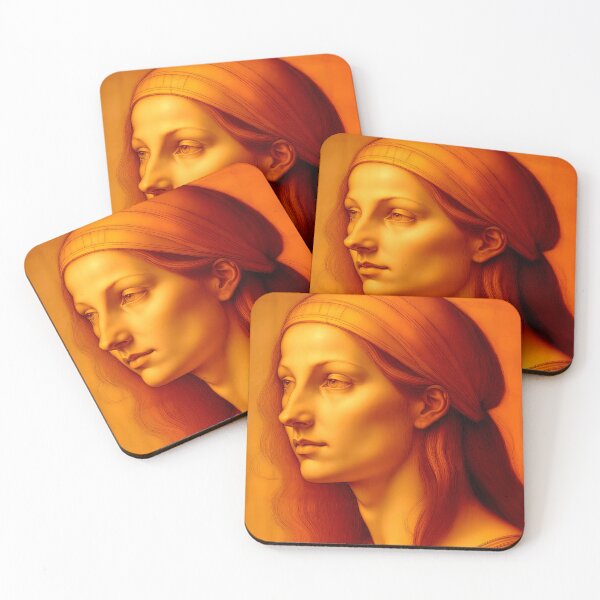 Item preview, Drawing  Portrait Of Young Woman Inspired By Leonardo da Vinci designed and sold by LanaGustavsson.