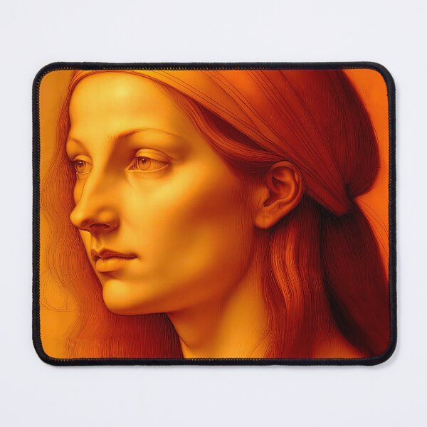 Item preview, Drawing Portrait Of Young Woman Inspired By Leonardo da Vinci designed and sold by LanaGustavsson.