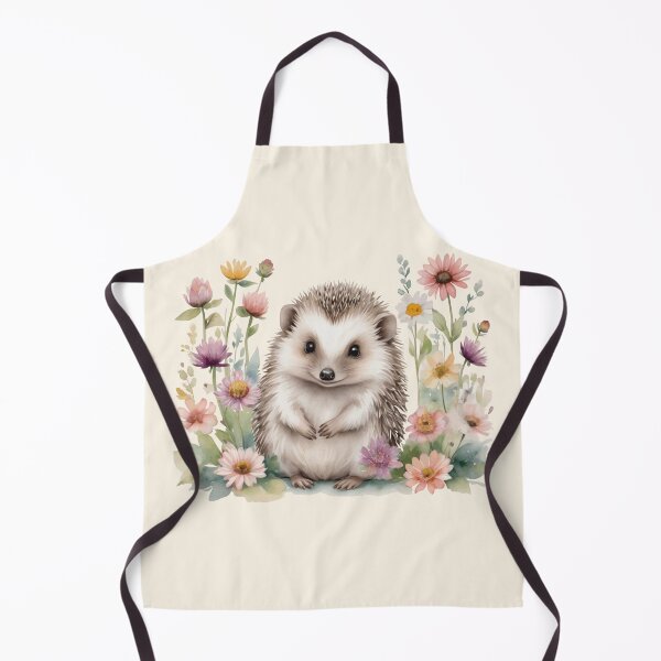 Artikelvorschau, Niedlicher Aquarell-Baby-Igel mit Blumen entworfen und verkauft von lovelyandcute.
