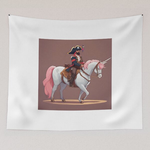 Item preview, Pirate Unicorn designed and sold by AbsoluteA.