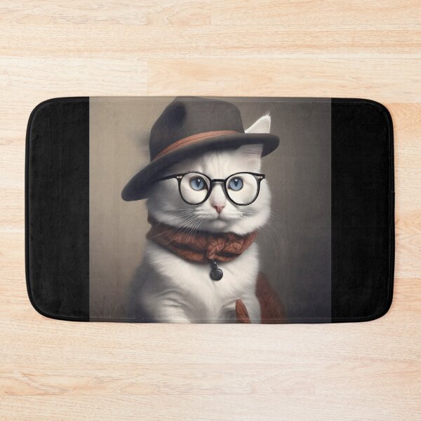 Item preview, Einstein Cat with Glasses designed and sold by AbsoluteA.