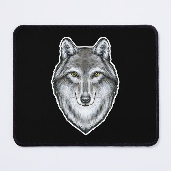 Item preview, Wolf head designed and sold by Nadjejda Gilbert.