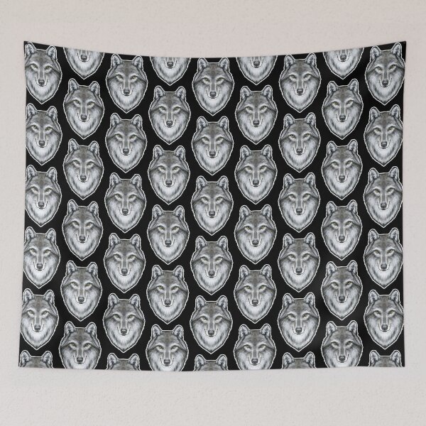 Item preview, Wolf head designed and sold by Nadjejda Gilbert.