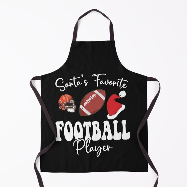 Item preview, Santa's Favorite Football Player designed and sold by DesignDenDo ⭐⭐⭐⭐⭐.