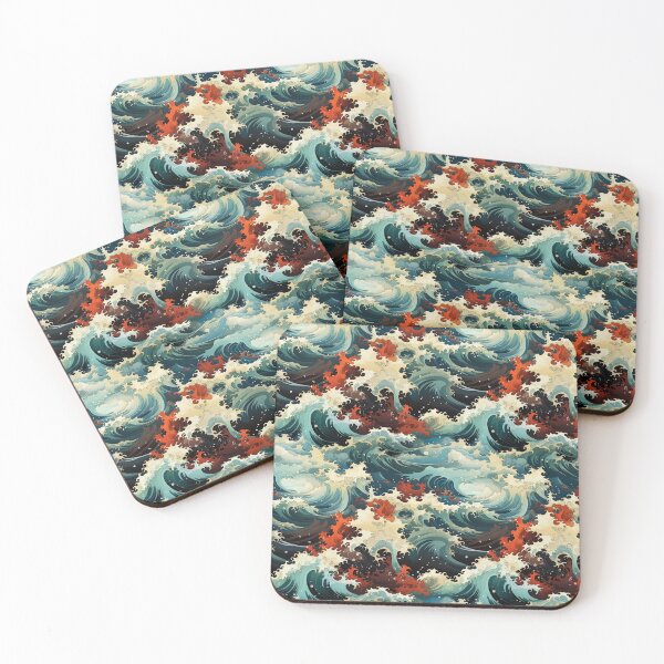 Item preview, Crashing Waves Pattern #4 designed and sold by primapetunia.