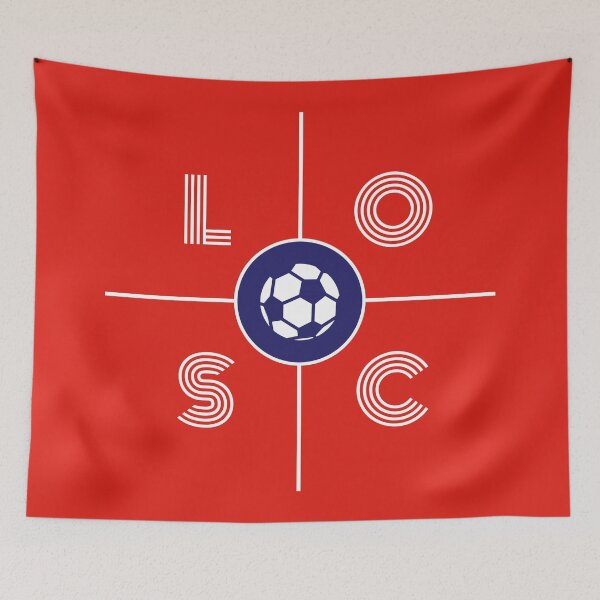 Item preview, Lille Olympique Sporting Club LOSC Football Minimalist Style Artwork designed and sold by kakarikihill.