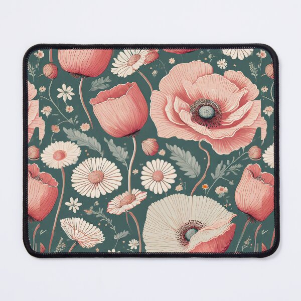 Item preview, Pink Vintage Floral Pattern designed and sold by Corner-Distro.