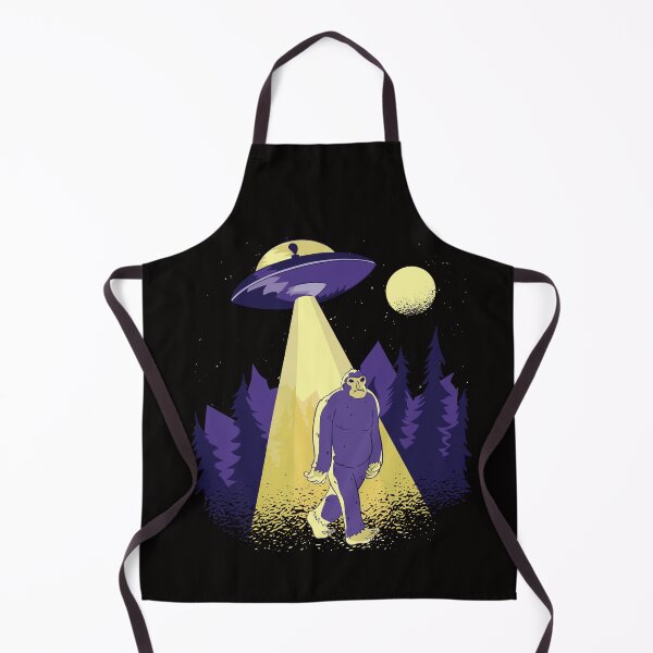 Item preview, Alien Kidnapping Bigfoot Funny UFO Extra-terrestrial Fans designed and sold by DrawHandArt.