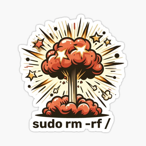 Item preview, sudo rm -rf designed and sold by CutePlanetEarth.
