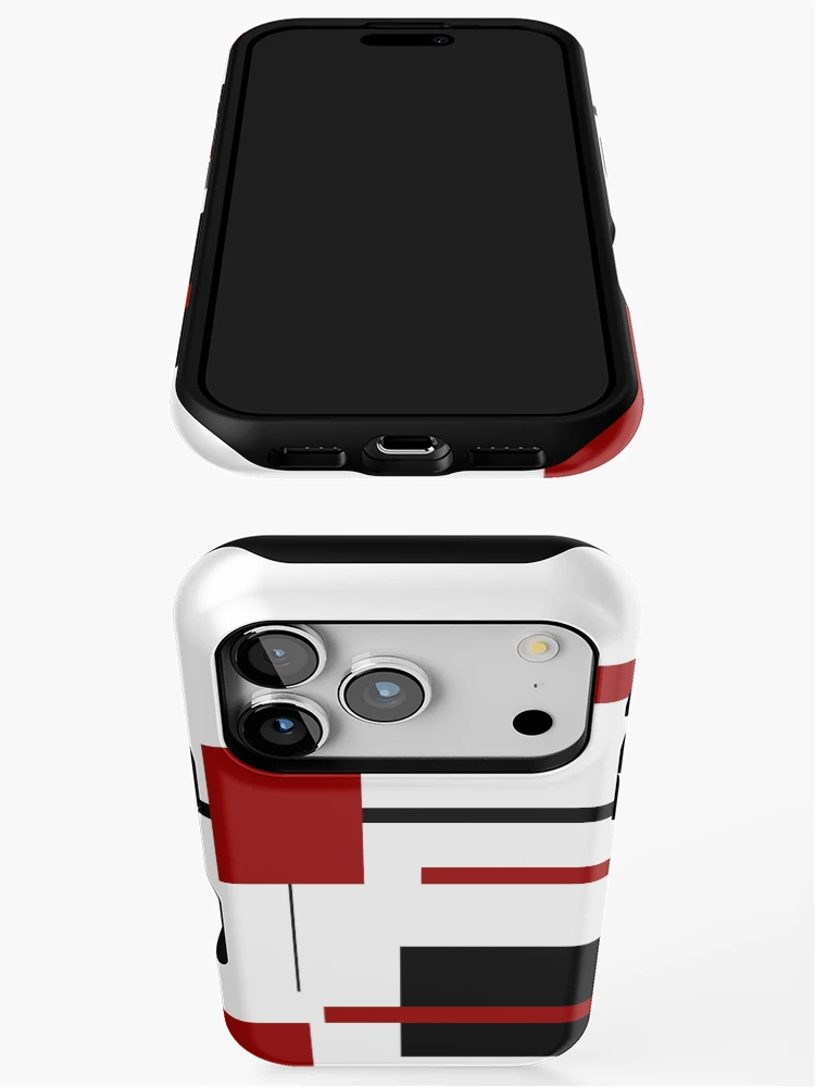 Aperçu 3 sur 4. Coque iPhone avec l'œuvre Rectangular Pattern 2 créée et vendue par supernova23.
