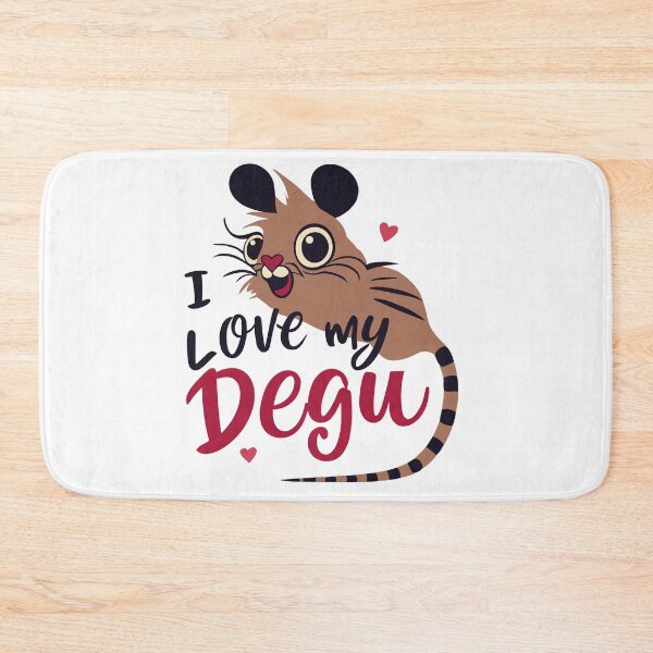 Item preview, Furry Friendship: Loving My Degu designed and sold by EmeraldeaArt.