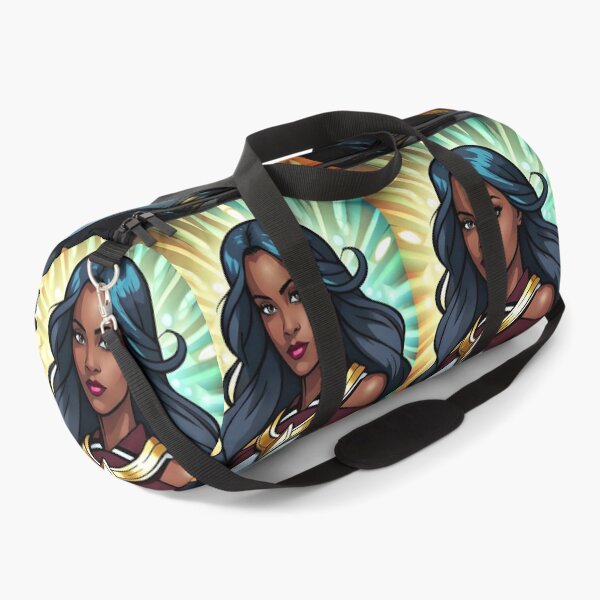 Item preview, Superhero Woman African Gold Inspirational Animation Comic Designs designed and sold by Melan Designs.