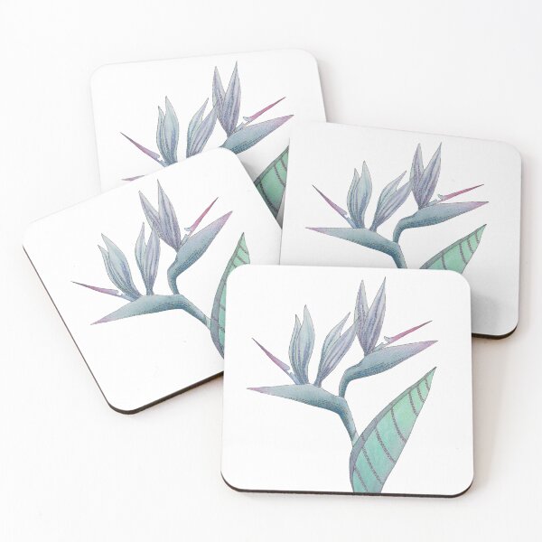 Item preview, Blue Inked Strelitzia designed and sold by Waterwillow Art.