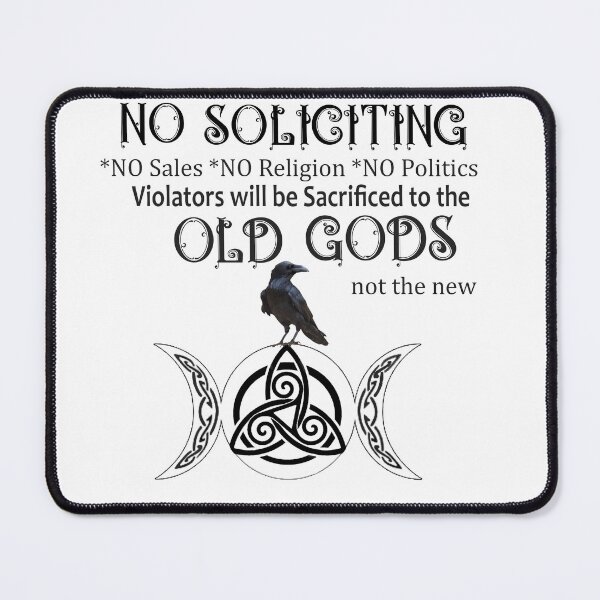 Item preview, No Soliciting designed and sold by ChronicCrafty.