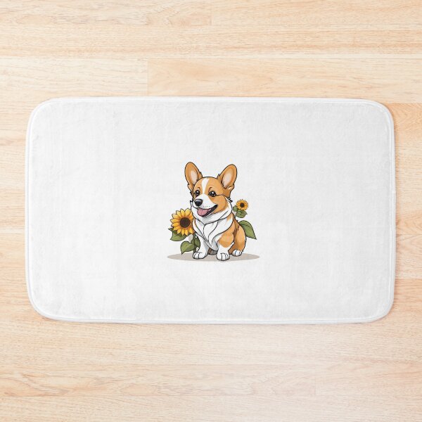 Item preview, Corgi with Sunflowers designed and sold by WhimsyLoony.