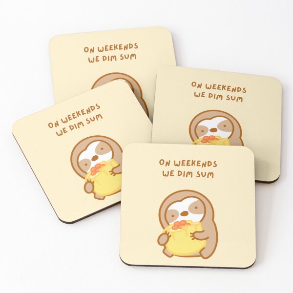 Item preview, On Weekends We Dim Sum Sloth designed and sold by theslothinme.
