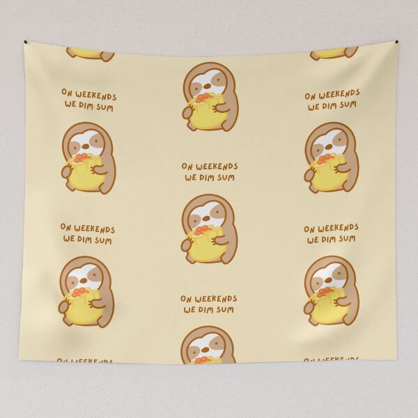 Item preview, On Weekends We Dim Sum Sloth designed and sold by theslothinme.