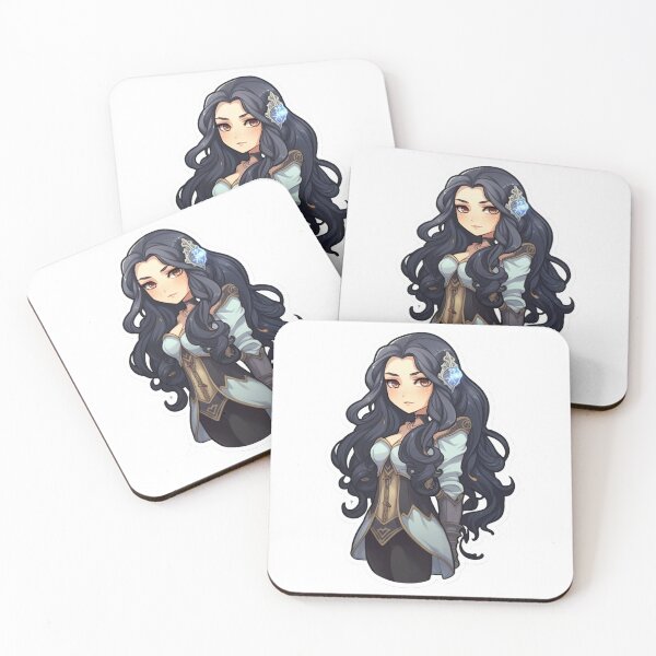 Item preview, dnd human sorceress designed and sold by TellezStickers.