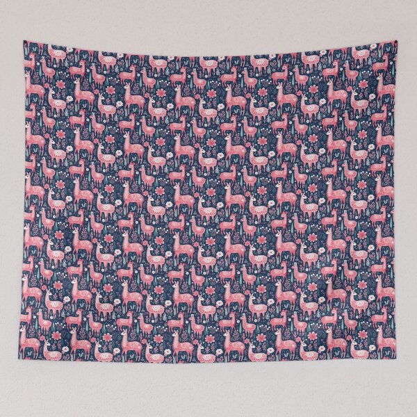 Item preview, happy pink llamas designed and sold by darkartsflowers.