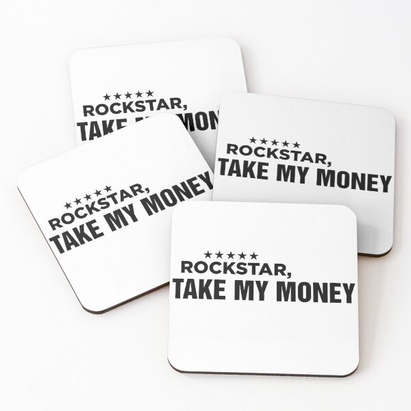 Item preview, rockstar take my money sticker designed and sold by DeSaings.