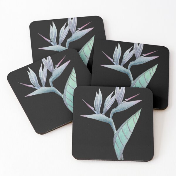 Item preview, Blue Inked Strelitzia designed and sold by Waterwillow Art.