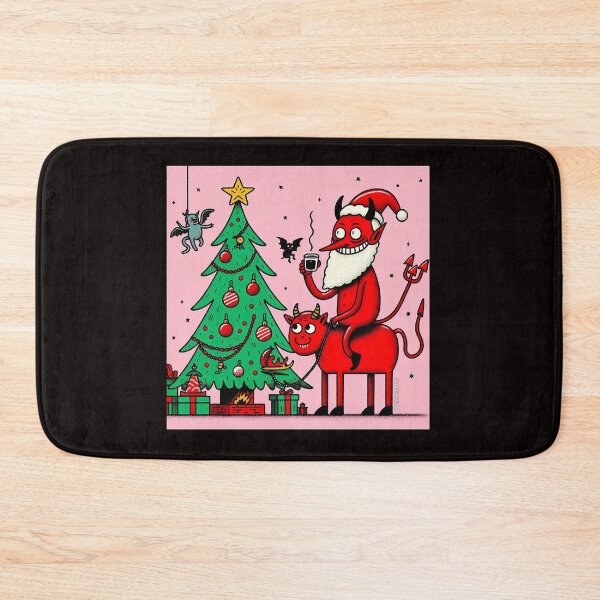 Item preview, Devil Santa Cartoon designed and sold by PickledjoArt.