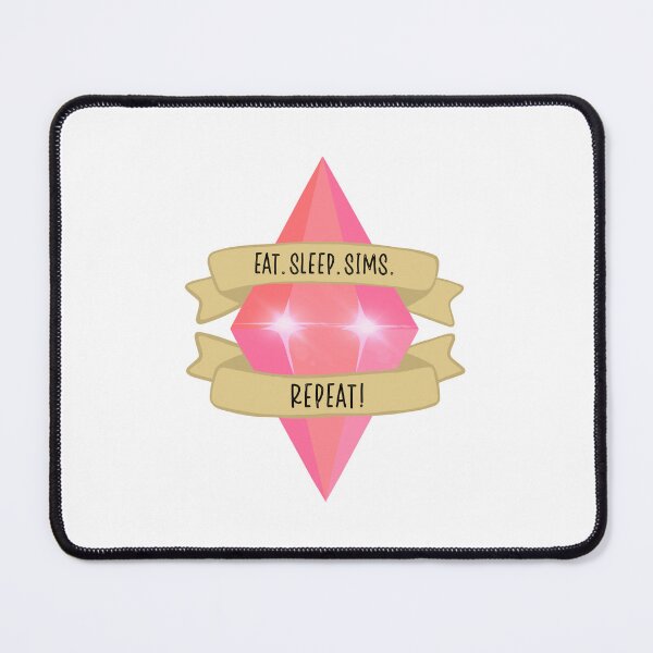 Item preview, Eat Sleep Sims Repeat designed and sold by DigitalArrange.