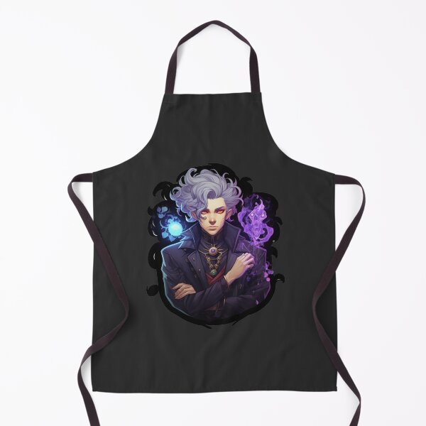 Item preview, dnd half-elf warlock designed and sold by TellezStickers.