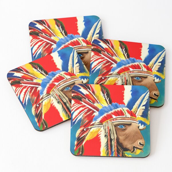 Item preview, The Blue Eyed Goat Chief designed and sold by Paw's Arts.