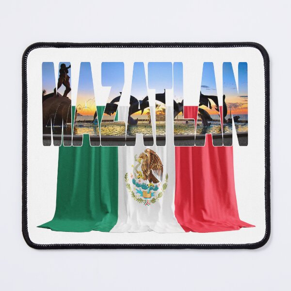 Item preview, MAZATLAN - Mexico Beachfront Dolphins Sculpture Flag designed and sold by Adam Gormley.
